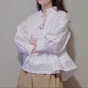 Zara white too shirt